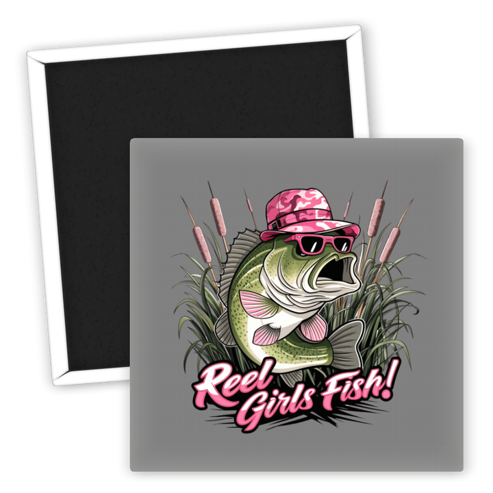 Zum Produkt Kühlschrankmagnet Reel Girls Fish Angeln Geschenkidee für Frauen