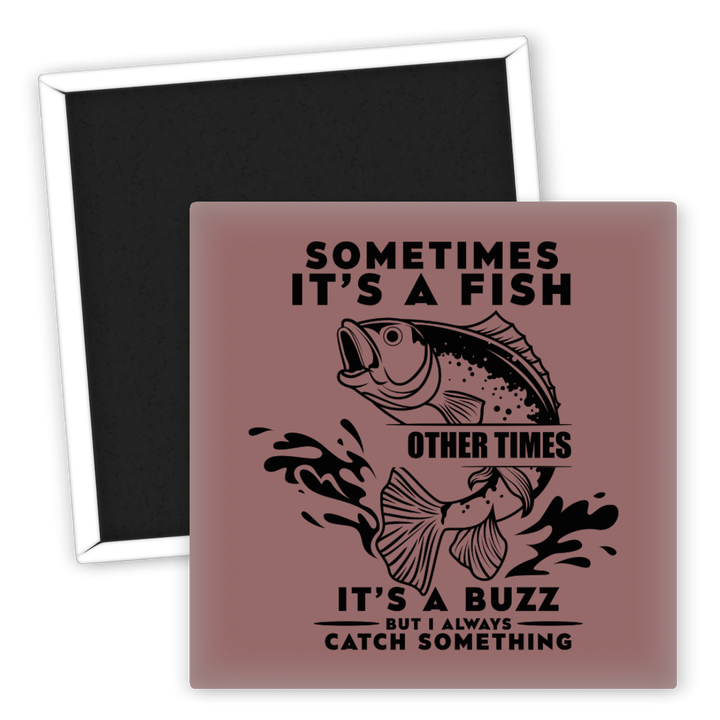 Zum Produkt Kühlschrankmagnet Angeln mit lustigem Fischmotiv und Spruch