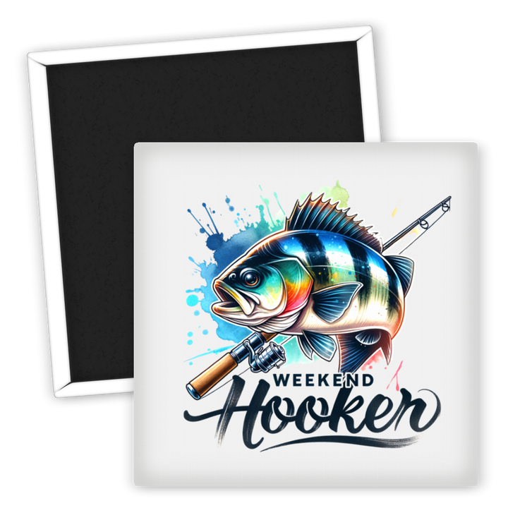 Zum Produkt Kühlschrankmagnet Angeln Weekend Hooker Fisch Motiv