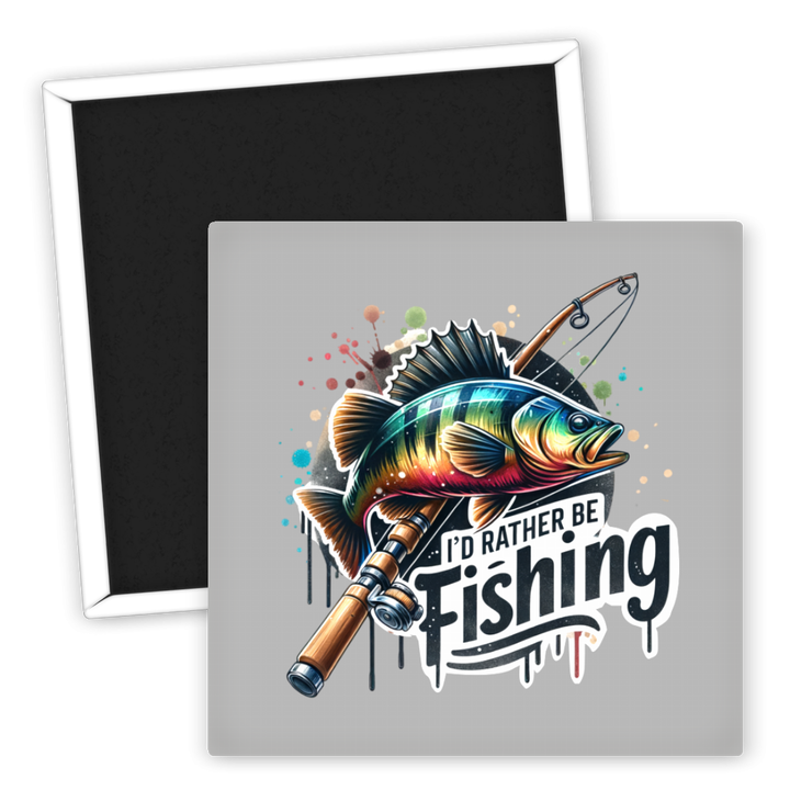 Zum Produkt Kühlschrankmagnet Angeln mit Fisch Motiv lieber angeln