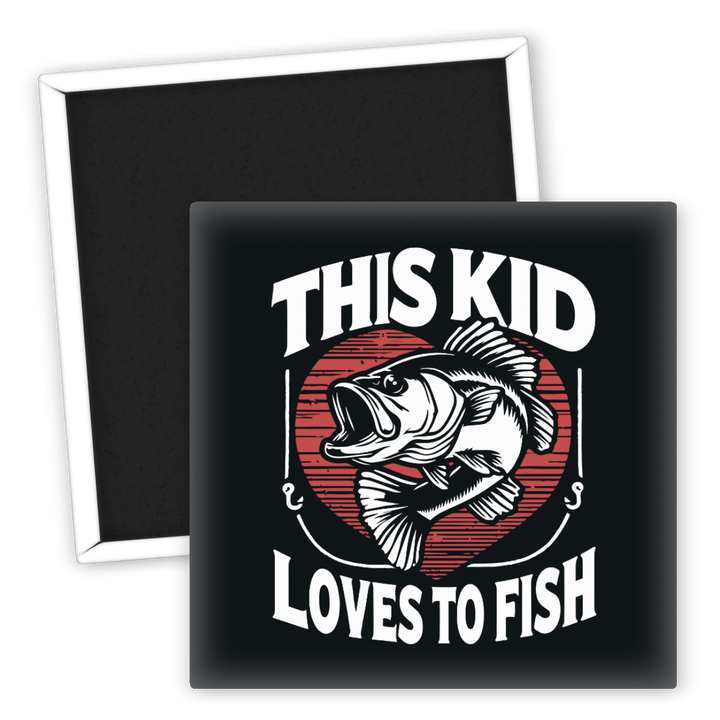 Zum Produkt Kühlschrankmagnet Angeln Lustiger Fisch Kinderliebe