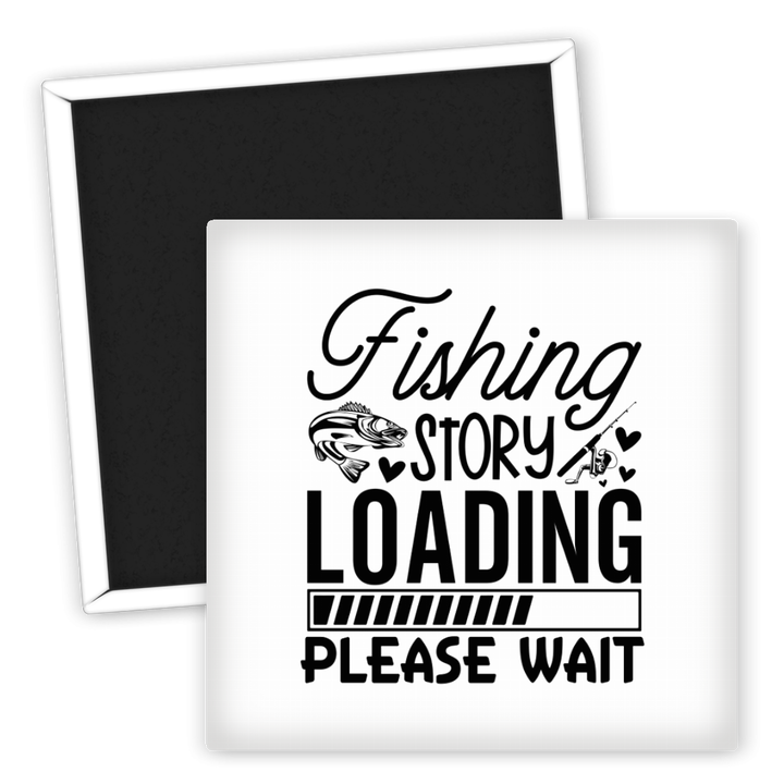 Zum Produkt Kühlschrankmagnet Angeln Fishing Story Loading Geschenkidee