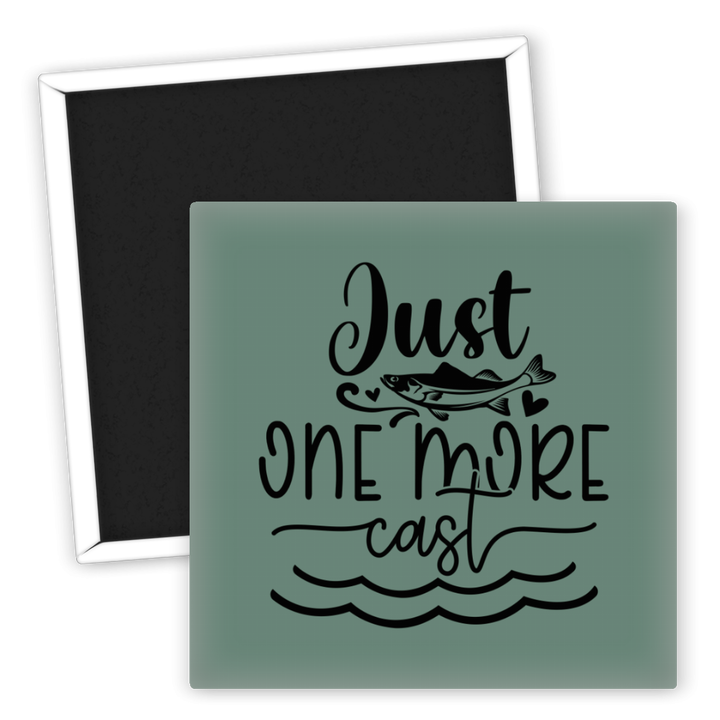 Zum Produkt Kühlschrankmagnet Angeln Just One More Cast Design