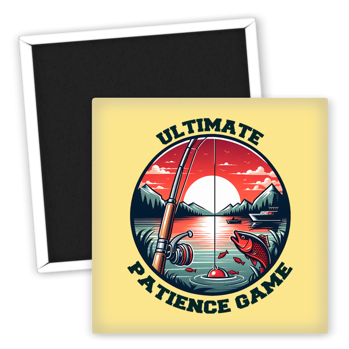 Zum Produkt Kühlschrankmagnet Angeln Ultimate Patience Game Design