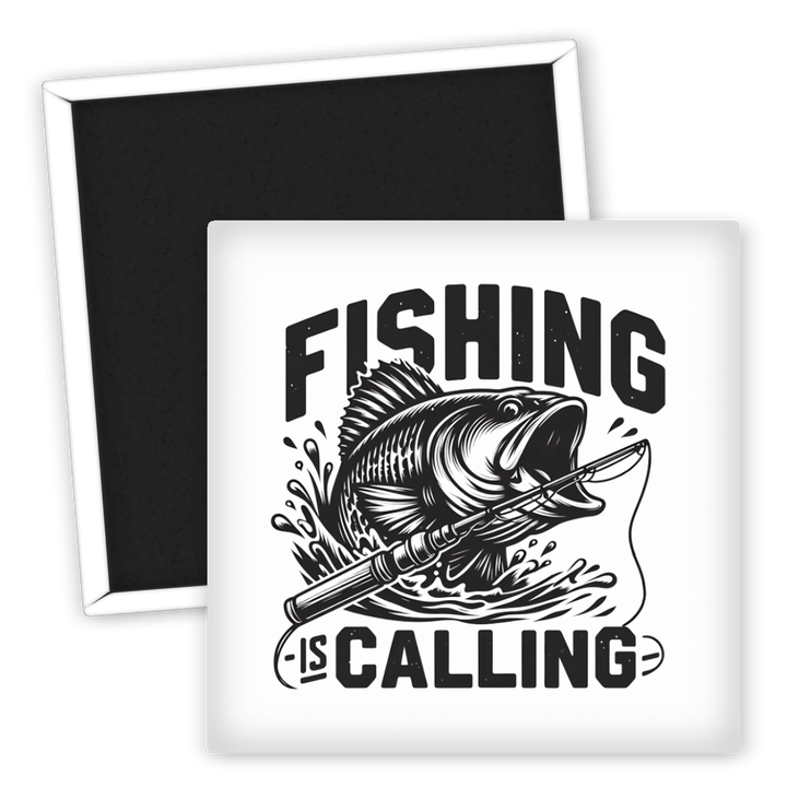 Zum Produkt Kühlschrankmagnet Angeln Motiv Fisch Rute für Leidenschaftliche Angler