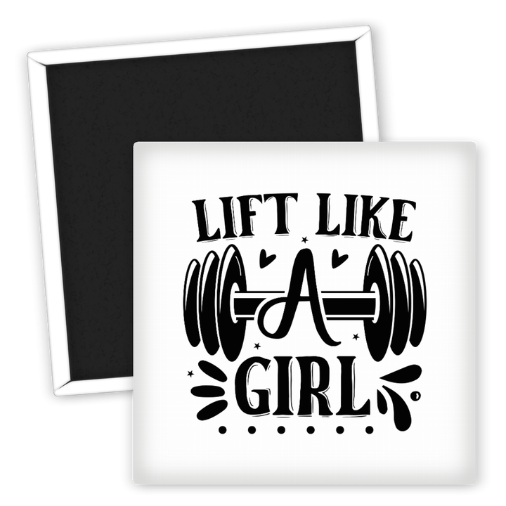 Zum Produkt Kühlschrankmagnet Lift Like A Girl Fitness Motiv Deko