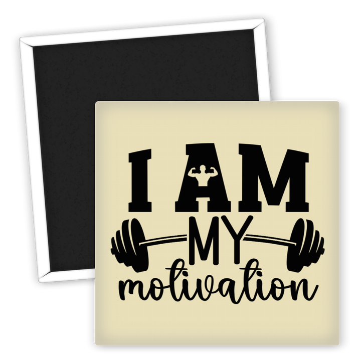 Zum Produkt Kühlschrankmagnet I Am My Motivation Fitness Design