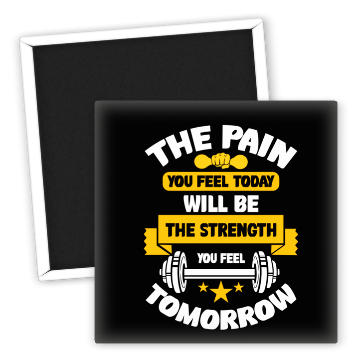 Zum Produkt Fitness Kühlschrankmagnet Motivation Stärke Zitate für Sportler