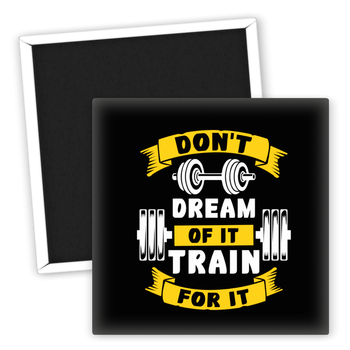 Zum Produkt Fitness Kühlschrankmagnet Trainiere für deine Ziele