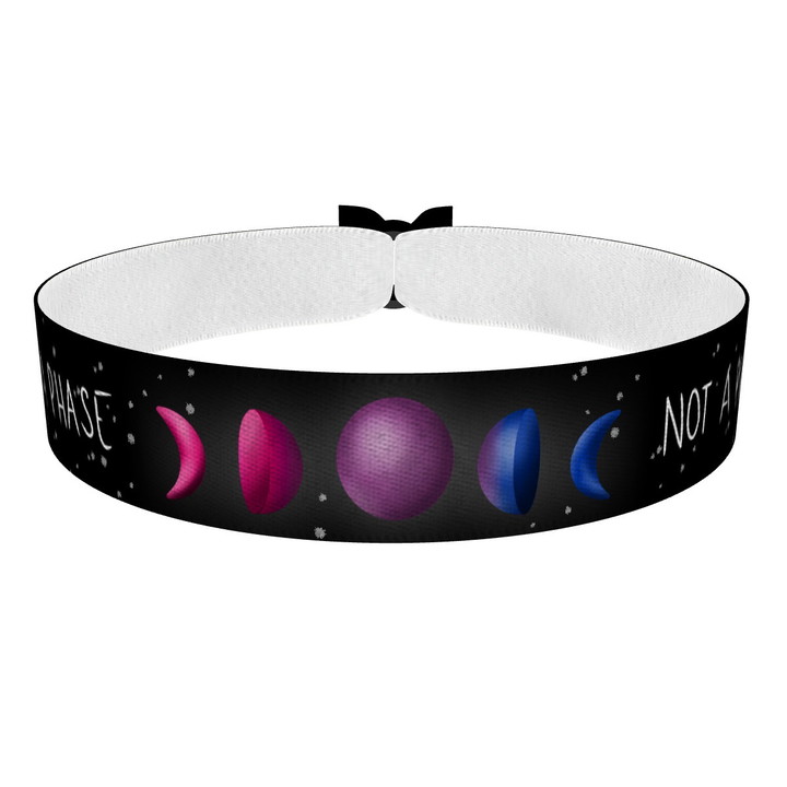 Zum Produkt Bisexuell - It's not a phase Stoffarmband