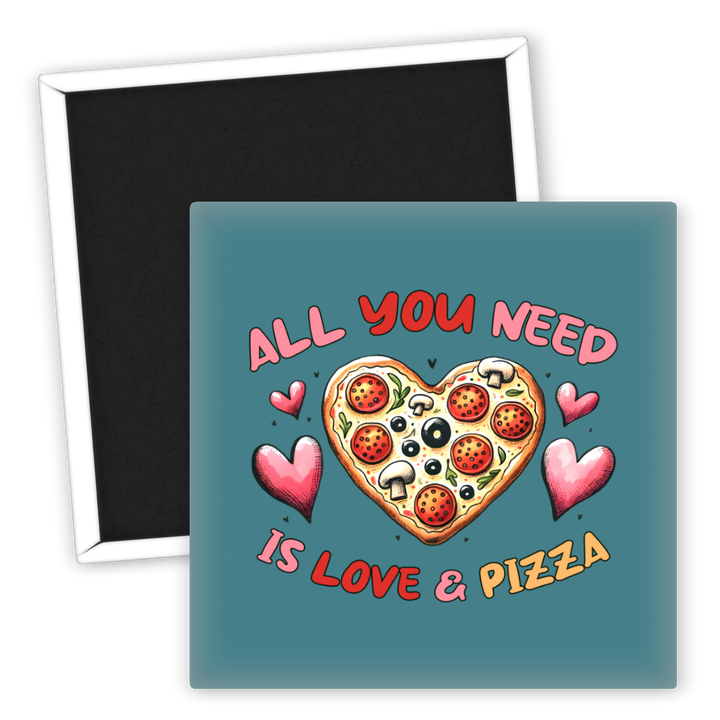 Zum Produkt Kühlschrankmagnet Liebe Pizza herzförmig Frühstück Deko