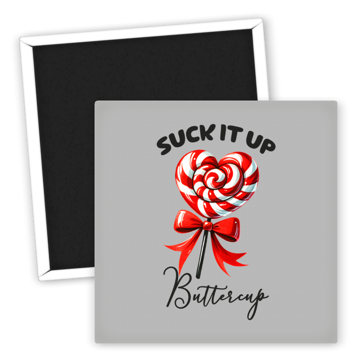 Zum Produkt Kühlschrankmagnet Suck It Up Buttercup Lollipop Design