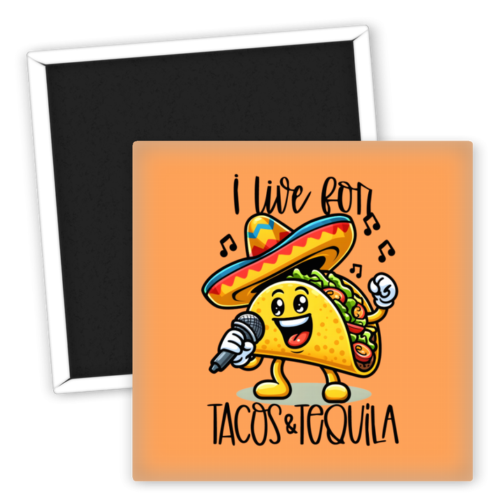 Zum Produkt Kühlschrankmagnet Tacos und Tequila lustiges Motiv