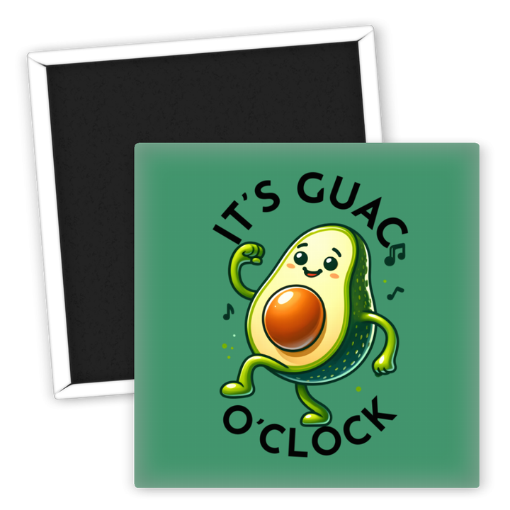 Zum Produkt Kühlschrankmagnet Avocado It's Guac O'Clock lustig dekorativ