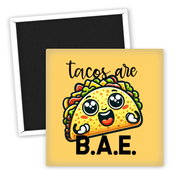 Zum Produkt Kühlschrankmagnet Tacos Are B.A.E. lustiger Food Magnet