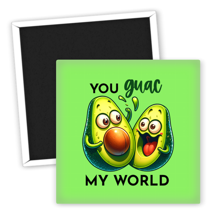 Zum Produkt Kühlschrankmagnet You Guac My World Avocado Design