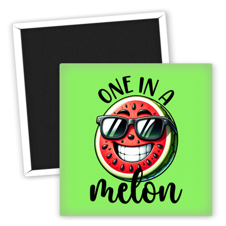 Zum Produkt Kühlschrankmagnet One in a Melon Wassermelone mit Sonnenbrille