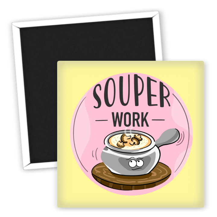Zum Produkt Souper Work Kühlschrankmagnet für Küchenliebhaber
