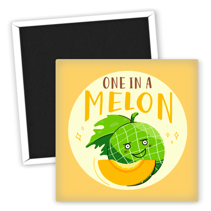 Zum Produkt Kühlschrankmagnet One in a Melon lustiges Obstdesign