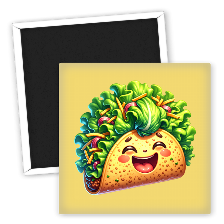Zum Produkt Kawaii Taco Kühlschrankmagnet lustiger Food Magnet