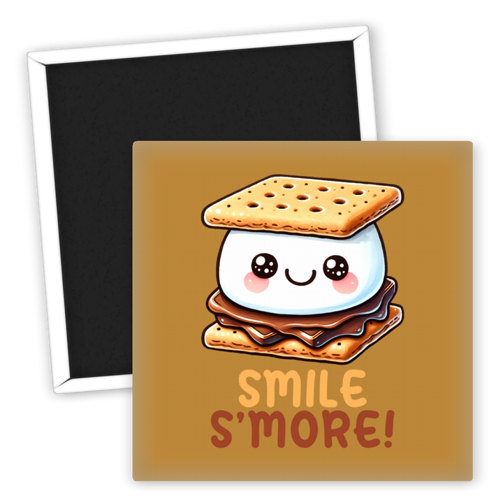 Zum Produkt Kühlschrankmagnet Kawaii S'more mit süßem Gesichtsmotiv
