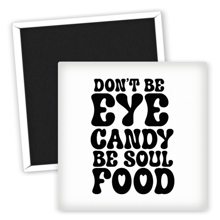 Zum Produkt Soul Food Kühlschrankmagnet mit lustigem Spruch Unsere Küche