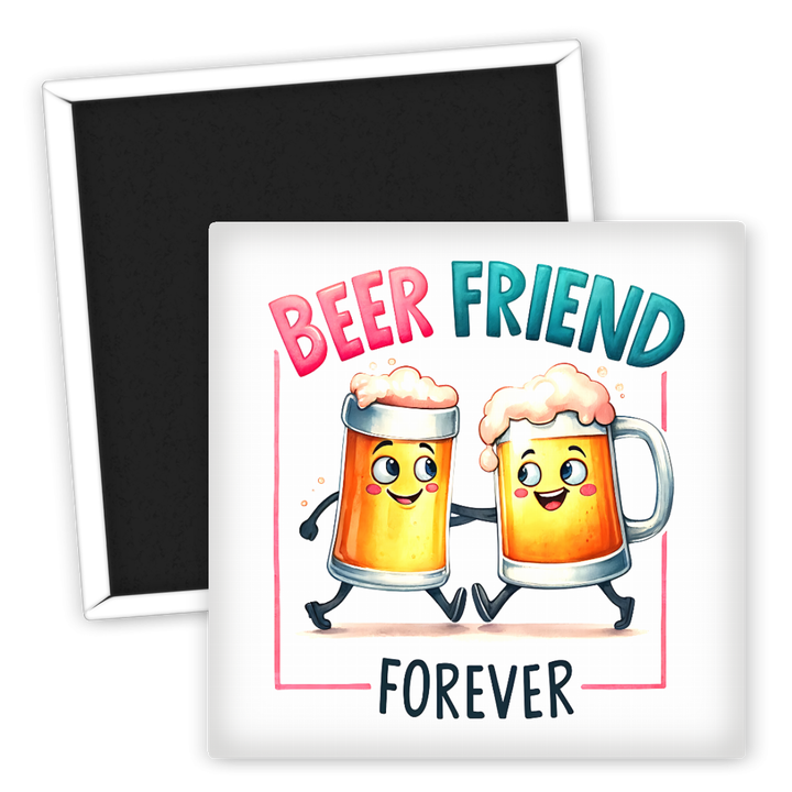 Zum Produkt Kühlschrankmagnet Beer Friend für Freunde und Familie