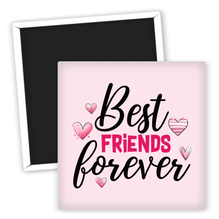 Zum Produkt Kühlschrankmagnet Best Friends Forever mit Herzmotiv