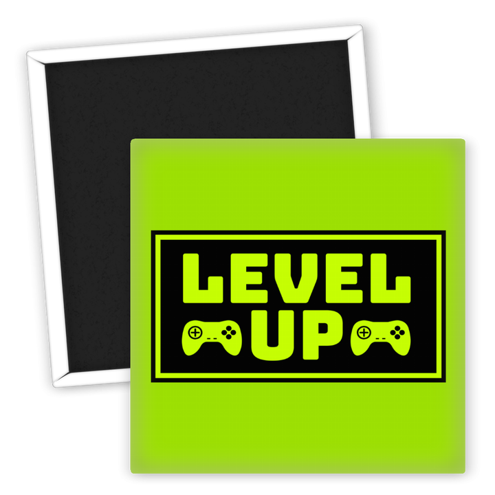 Zum Produkt Kühlschrankmagnet Level Up Gaming für Gamer Deko Geschenk