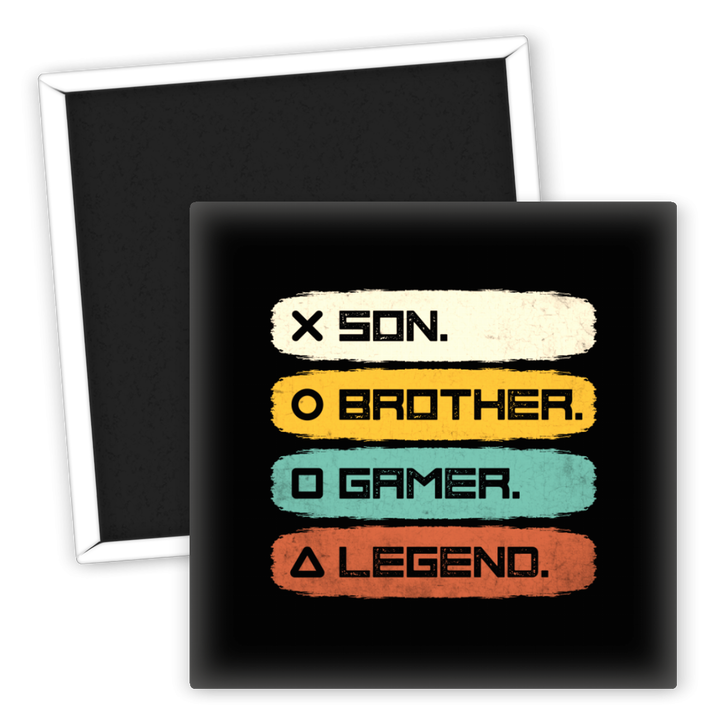 Zum Produkt Kühlschrankmagnet Gamer Sohn Bruder Legend Retro Design