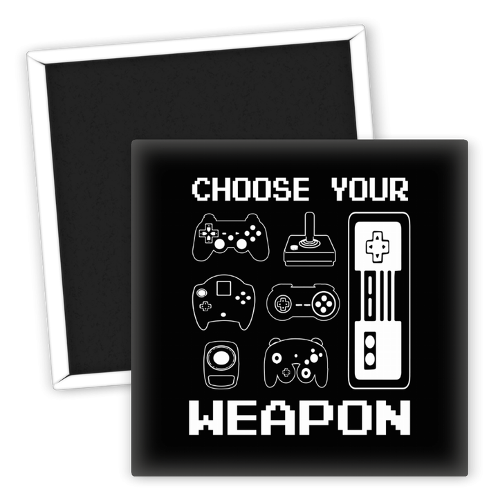 Zum Produkt Kühlschrankmagnet Gamer Design Choose Your Weapon Controller
