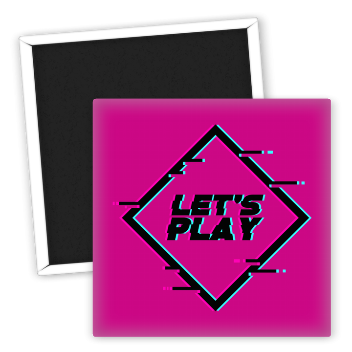 Zum Produkt Kühlschrankmagnet Gamer Let's Play Retro Grafik Design