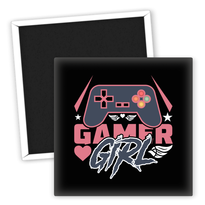 Zum Produkt Kühlschrankmagnet Gamer Girl mit Controller Motiv für Gamer