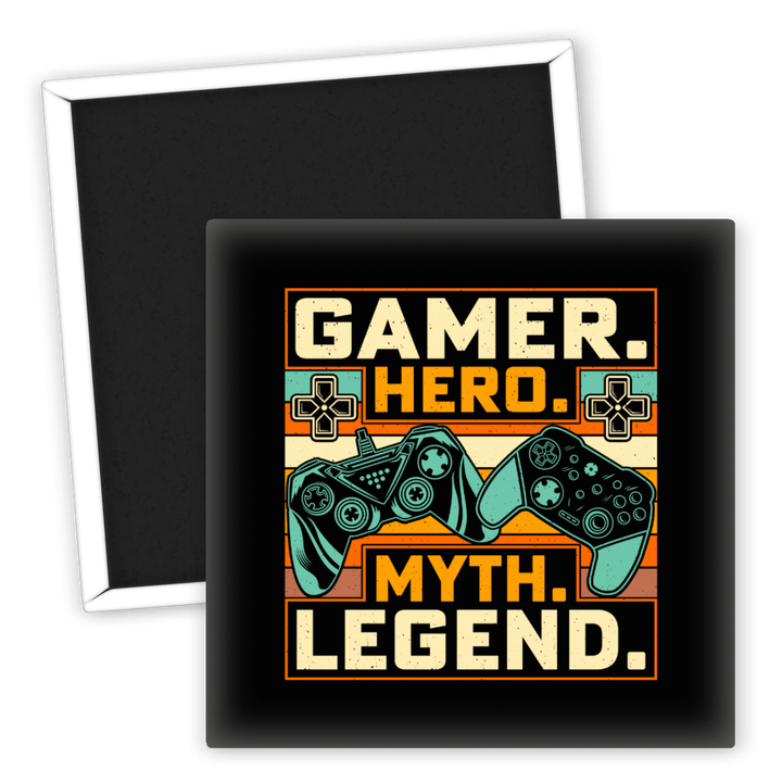 Zum Produkt Kühlschrankmagnet Gamer Hero Myth Legend für Gamer Fans