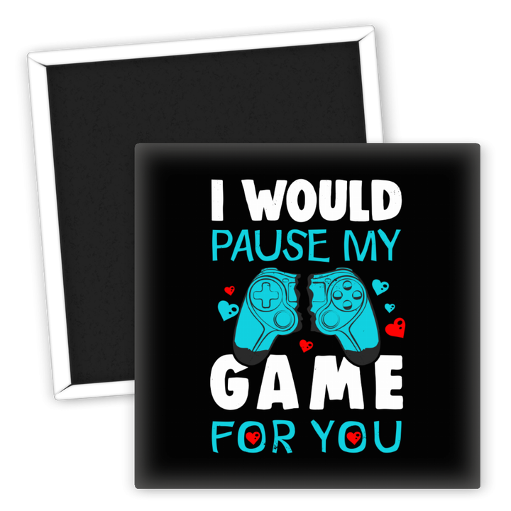 Zum Produkt Kühlschrankmagnet Gamer Pause My Game Herz Motiv