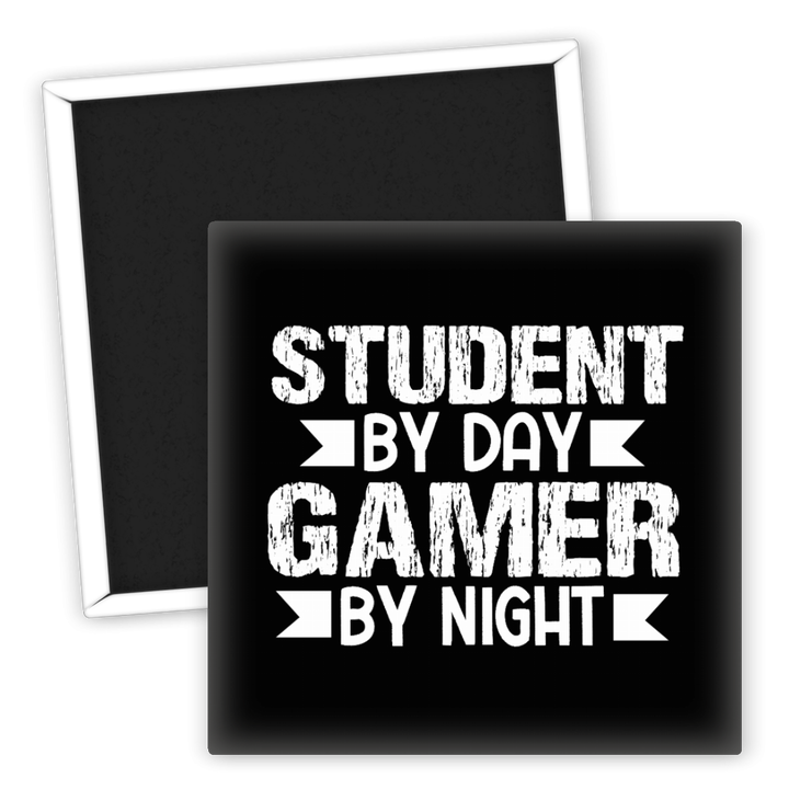 Zum Produkt Kühlschrankmagnet Gamer Student by Day Gamer by Night