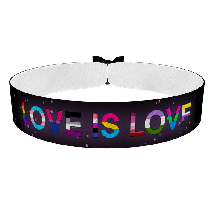 Zum Produkt Love is Love Stoffarmband