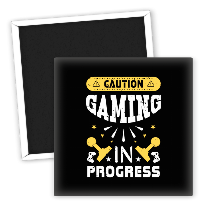 Zum Produkt Kühlschrankmagnet Gamer Caution Gaming in Progress Dekoidee