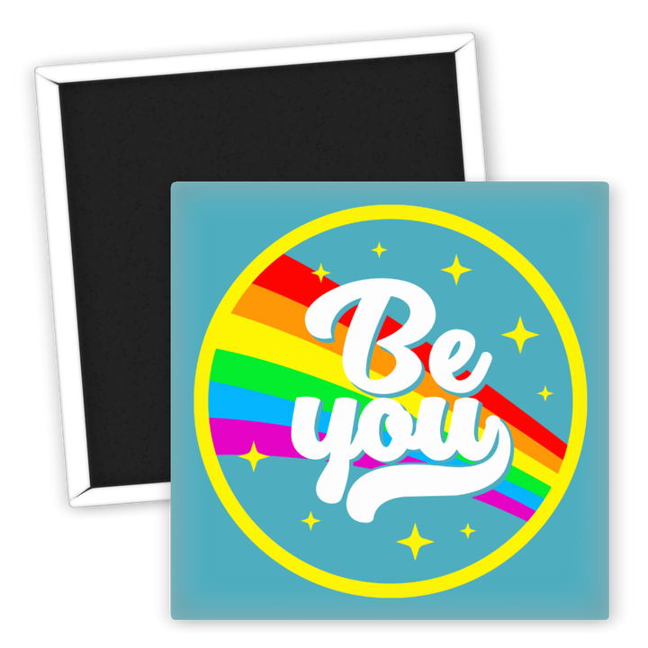Zum Produkt Kühlschrankmagnet Be You Rainbow LGBTQ Motive für Stolz