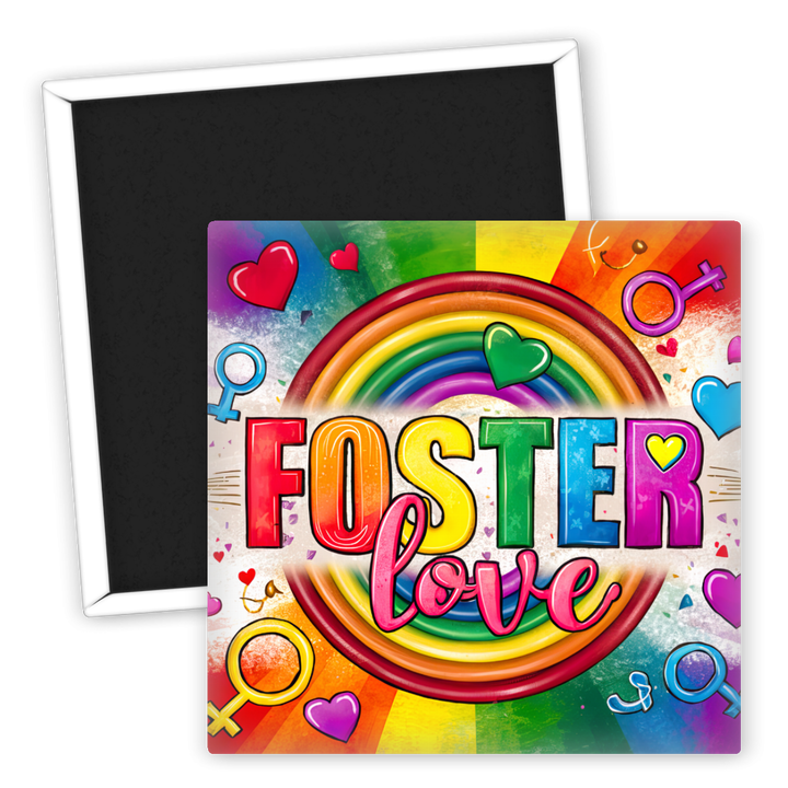 Zum Produkt Foster Love Kühlschrankmagnet Pride LGBTQ Motiv