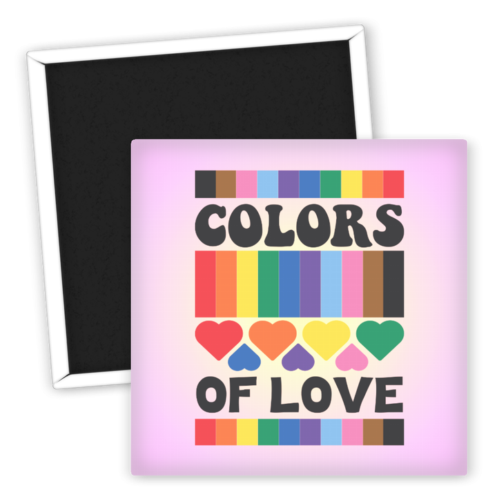 Zum Produkt Kühlschrankmagnet Farben der Liebe LGBTQ Pride Decor