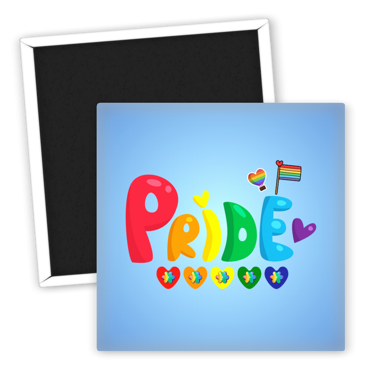 Zum Produkt Pride Kühlschrankmagnet Regenbogen Farben LGBTQ Motivation