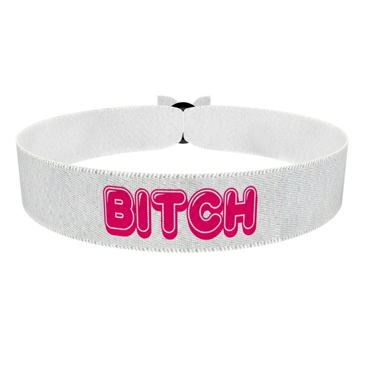 Zum Produkt Bitch Stoffarmband