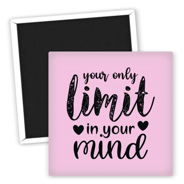 Zum Produkt Kühlschrankmagnet Motivation dein einziges Limit im Kopf