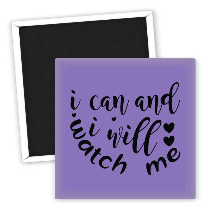 Zum Produkt Kühlschrankmagnet Motivation I Can And I Will Watch Me