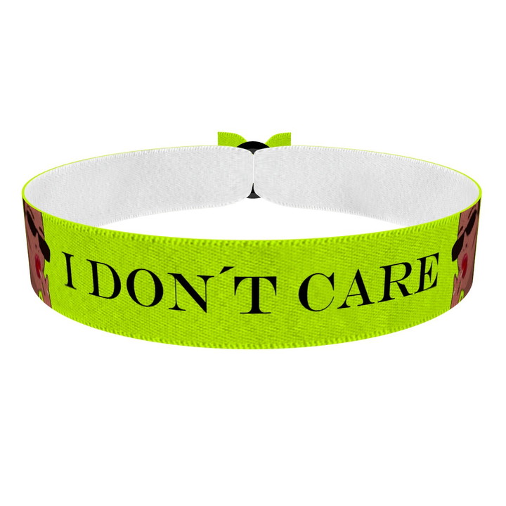 Zum Produkt I don't care Stoffarmband