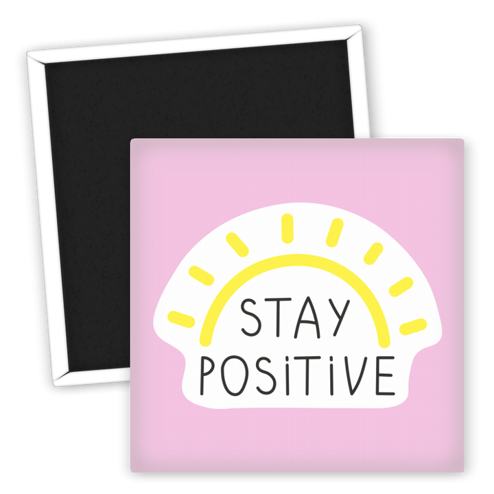 Zum Produkt Kühlschrankmagnet Stay Positive Motivationsgeschenk für Zuhause