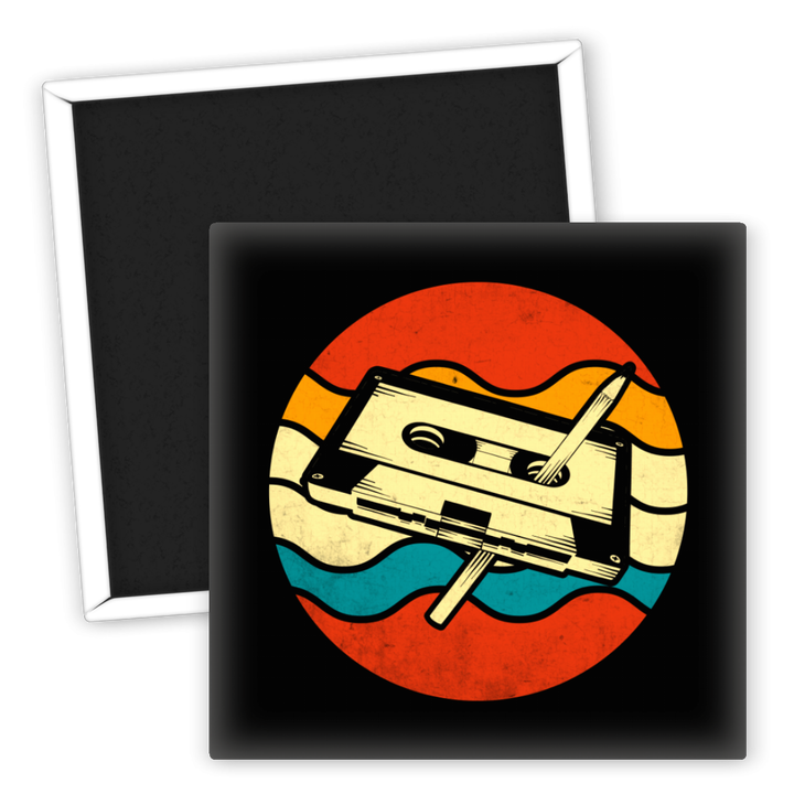 Zum Produkt Retro Kassette Kühlschrankmagnet für Musikliebhaber