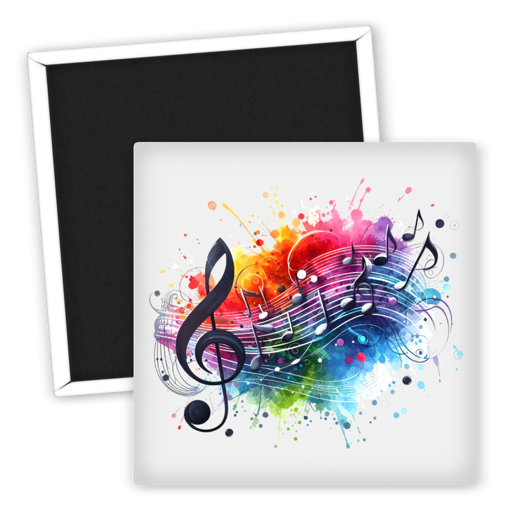 Zum Produkt Kreativer Kühlschrankmagnet mit bunten Musiknoten Design