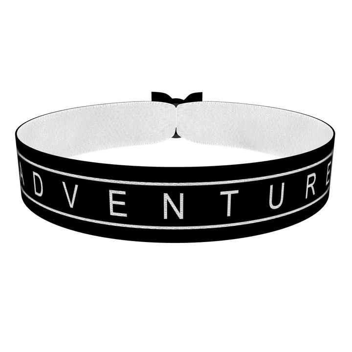 Zum Produkt Adventure schwarz Stoffarmband